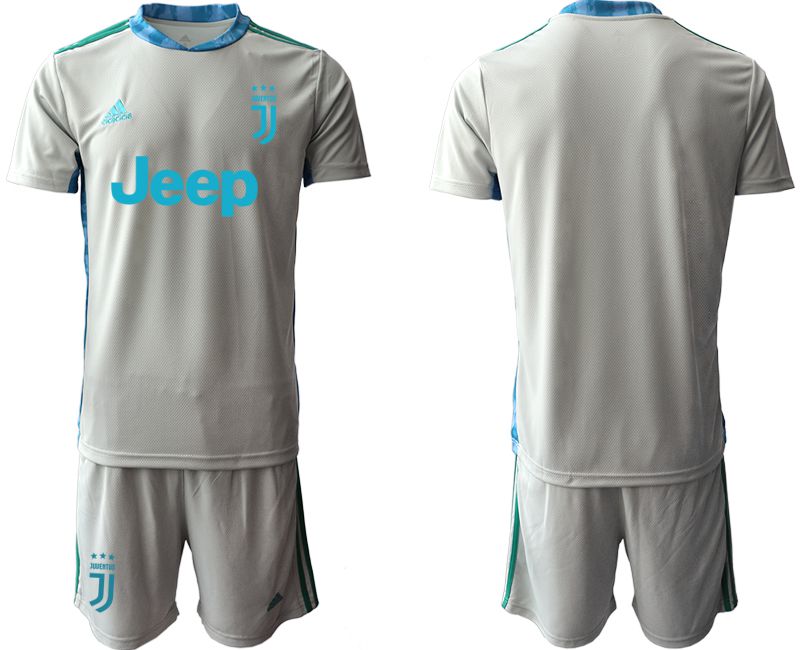 Men 2020-2021 club Juventus gray goalkeeper Soccer Jerseys